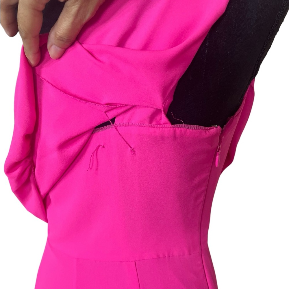 BCBGMaxAzria “Kail” Draped One Shoulder Gown - Picture 15 of 16
